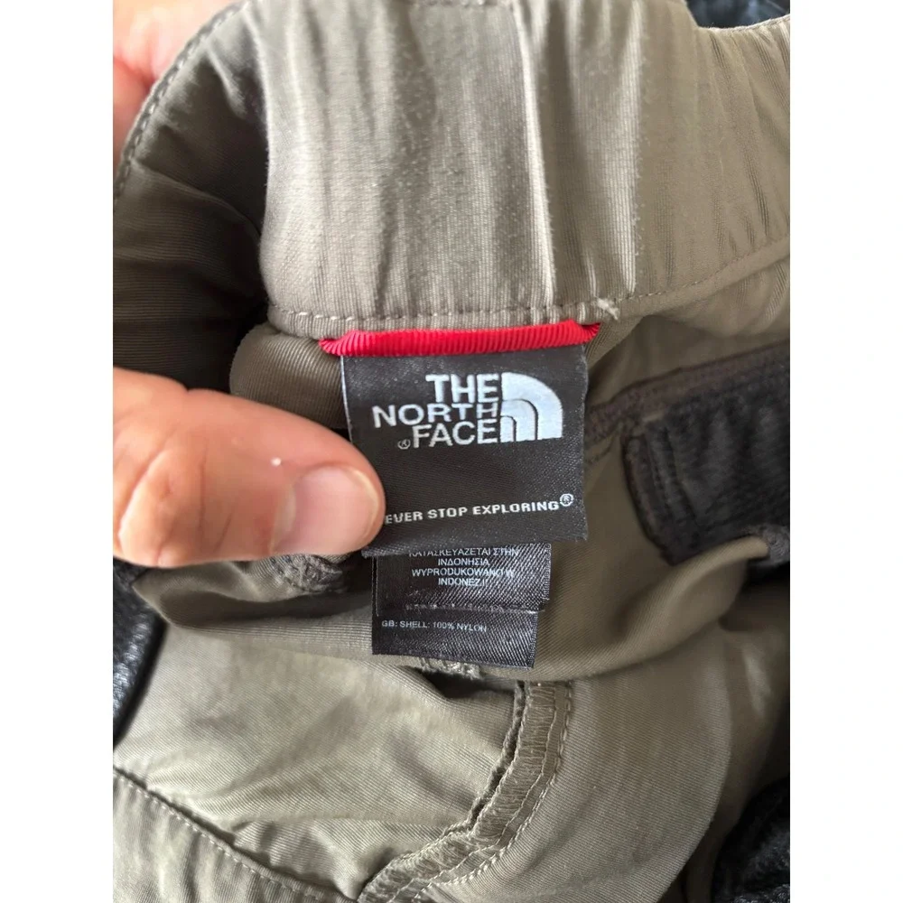 The North Face Mens Paramount Peak II Convertible Hiking Pants Brown Green XL